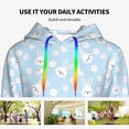 thumbnail image 4 of Haiem Cute Bunny for Men's Fashion Hoodies & Sweatshirts with Kangaroo Pocket,Hooded Sweatshirt with Eye-catching Drawstrings-XX-Large, 4 of 7