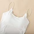 thumbnail image 4 of Yuwull Women'S Cami Vests Crop Tank Top Daily Bra Ice Silk Sleeveless Spaghetti Strap Stretchy Tank Top With Built In Bras Undershirt s, 4 of 6