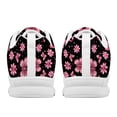 thumbnail image 7 of COEQINE Women Sneakers Breast Cancer Awareness Ribbons Running Walking Shoes White Sole Tennis Shoes Travel Casual Breathable Mesh Footwear, Pink Ribbon Flower Butterfly, 7 of 7