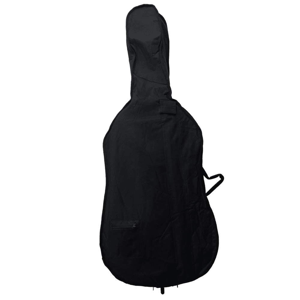 Tcbosik Full Size Acoustic Cello Kit for Adults, 4/4 Beginner Cello Set with Case, Bow and Rosin, Wood Color