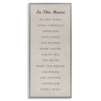 Stupell Industries Family Love Phrases Typography Painting Gray Framed Art Print Wall Art, 10 x 24
