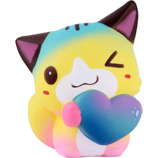 Colección Squishies Gato Galaxia, juguetes antiestrés de crecimiento lento, accesorios para fiestas navideñas, kawaii, aptos para adultos y niños (paquete de 1)