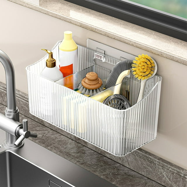 YIMWNYI Ginger and Garlic Organizer, Multifunctional Kitchen Storage, Visible Classification Rack, Disassembly Washable Shelf, Large Capacity Spice Container, Durable Plastic Material