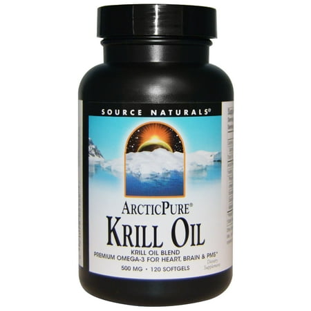 Source Naturals  ArcticPure  Krill Oil  500 mg  120