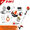 5 in 1 (Orange), variant on Floseru 52CC Gas Power String Trimmer Cordless, 2 in 1 Multifunction Petrol Hedge Trimmer, Gas Lawn Mower Brush Cutter, 2-Stroke Weed Wacker, for Lawn, Garden, etc