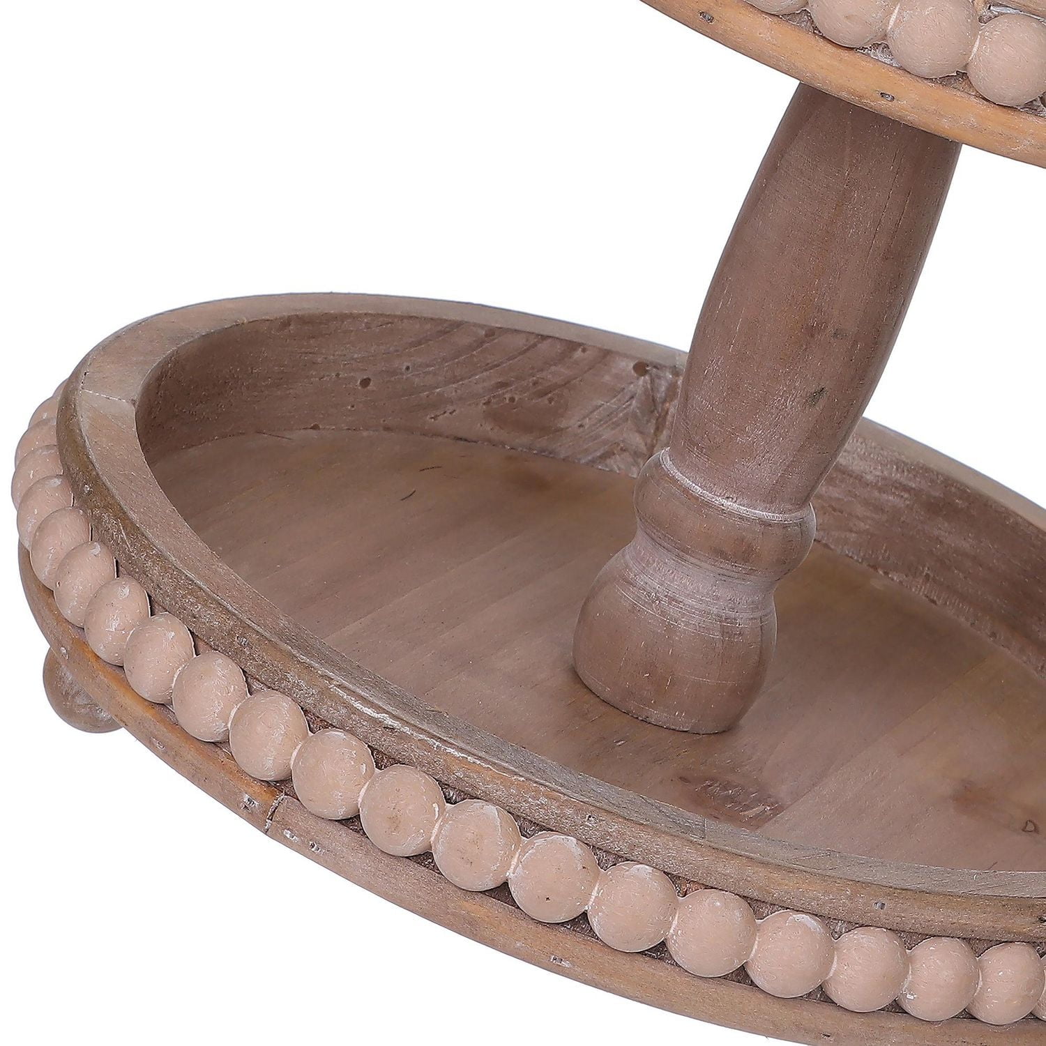 WOODEN TIERED TRAY