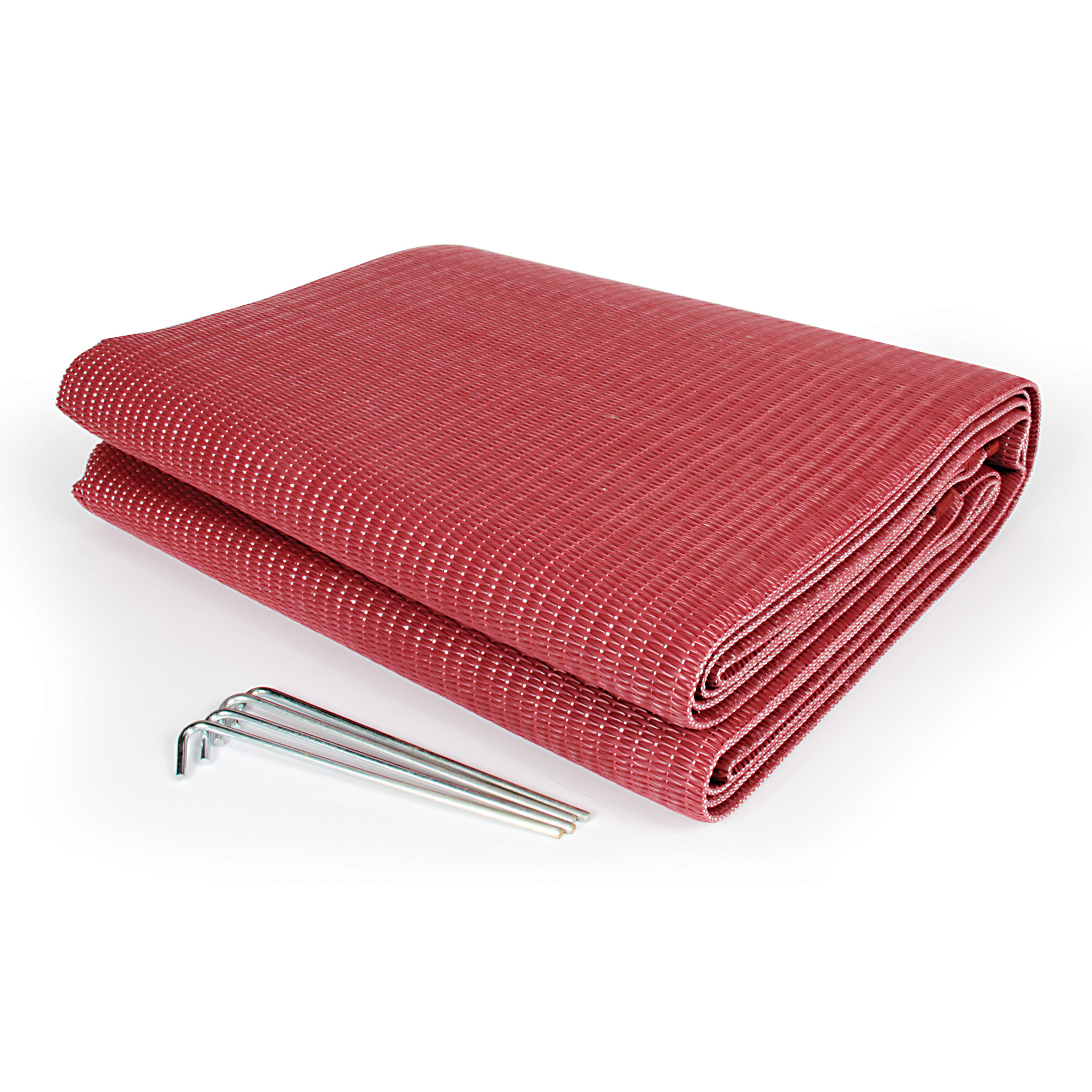 Camco 6' x 9' RV Awning Leisure Mat, Burgundy