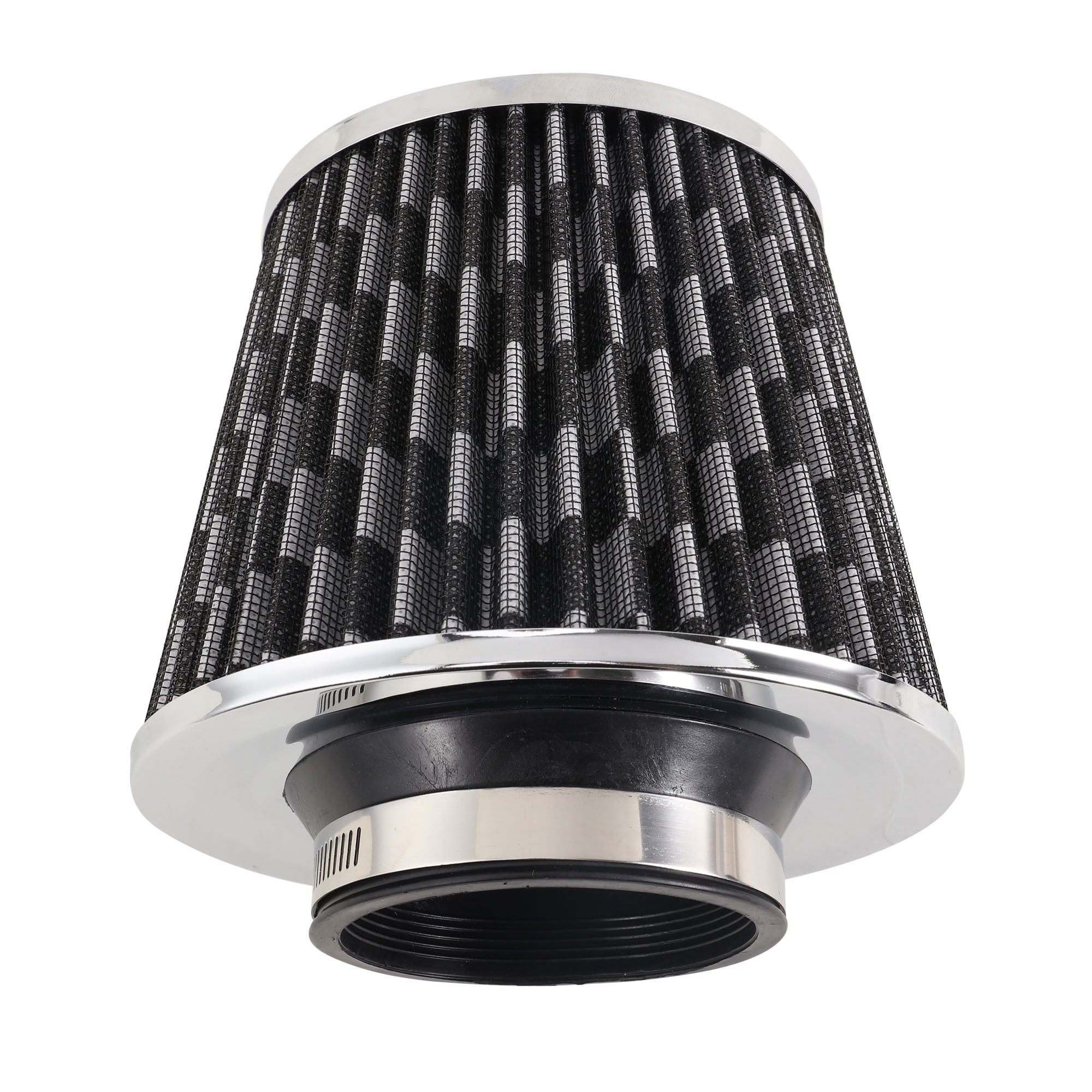 3 inch 76mm Universal Cold Air Intake Pipe Kit, Automotive Air Intake Air Filter Induction Flow Hose Pipe Kit
