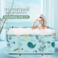 thumbnail image 3 of Nelbons Portable Foldable Bathtub, Relaxation and Convenience Travel and Home Spa Bathtub for Adults Families, Easy to Assemble Collapsible Bathtub, 3 of 21
