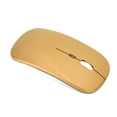 thumbnail image 2 of 2.4G Wireless Mouse, Gaming Mouse 1600DPI 7 Different Colors ABS Material Color Backlight Mute  For Office For Computer For Laptop Gold, 2 of 8