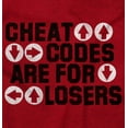 thumbnail image 2 of Cheat Codes For Losers Video Gamer Hoodie Sweatshirt Women Men Brisco Brands 2X, 2 of 6