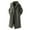 Army Green, variant on Men's Long Trench Coat with Hood Winter Thermal Warm Casual Fashion Jackets Outdoor Hiking Windbreaker for Men Black XXXL
