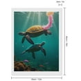 thumbnail image 2 of Diamond Art Kit for Adults, Sea Turtles Jellyfish Ocean Scene Diamond Painting for Adults Beginners, 5D DIY Diamond Art Painting Kits, Colorful Diamond Painting Craft for Home Decor 12x16, 2 of 7