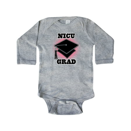 

Inktastic NICU Graduate Girls Gift Baby Girl Long Sleeve Bodysuit
