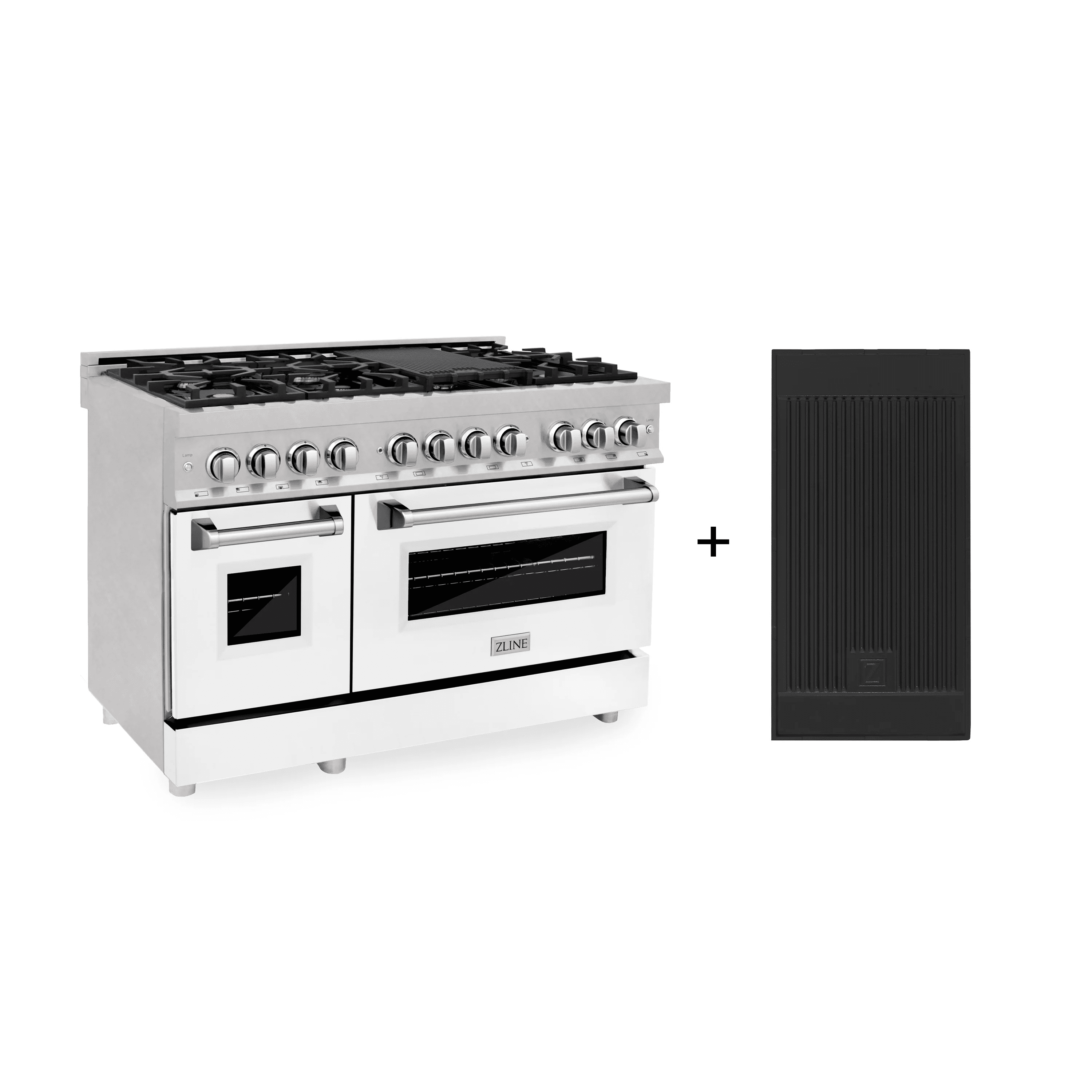 ZLINE 48" 6.0 cu. ft. Electric Oven and Gas Cooktop Dual Fuel Range