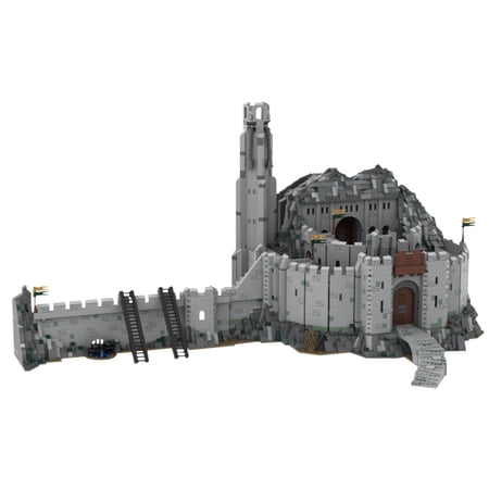 Helm's Deep UCS Scale Fortress of War World Famous Medieval Castle Lord Rings Building Blocks Architecture Children Birthday Toys