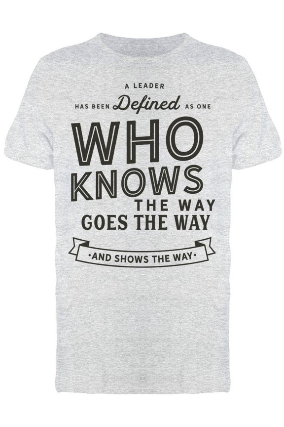 Shows The Way T-Shirt Men -Image by Shutterstock Men T-Shirt, Male x-Large