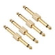 thumbnail image 2 of Guitar de 6.35 mm Pedal falso Pedal de guitarra Acoplador Hombre para adaptador masculino para instrumentos musicales, 2 of 9