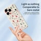 thumbnail image 3 of For iPhone 17 Pro Max Case Red Grey Socks and Canes Pattern Printing Straight Edge TPU Phone Back Co, 3 of 5