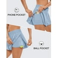 thumbnail image 3 of CRZ YOGA 2 in 1 Flowy Running Shorts for Women High Waisted Athletic Skorts, 3 of 7