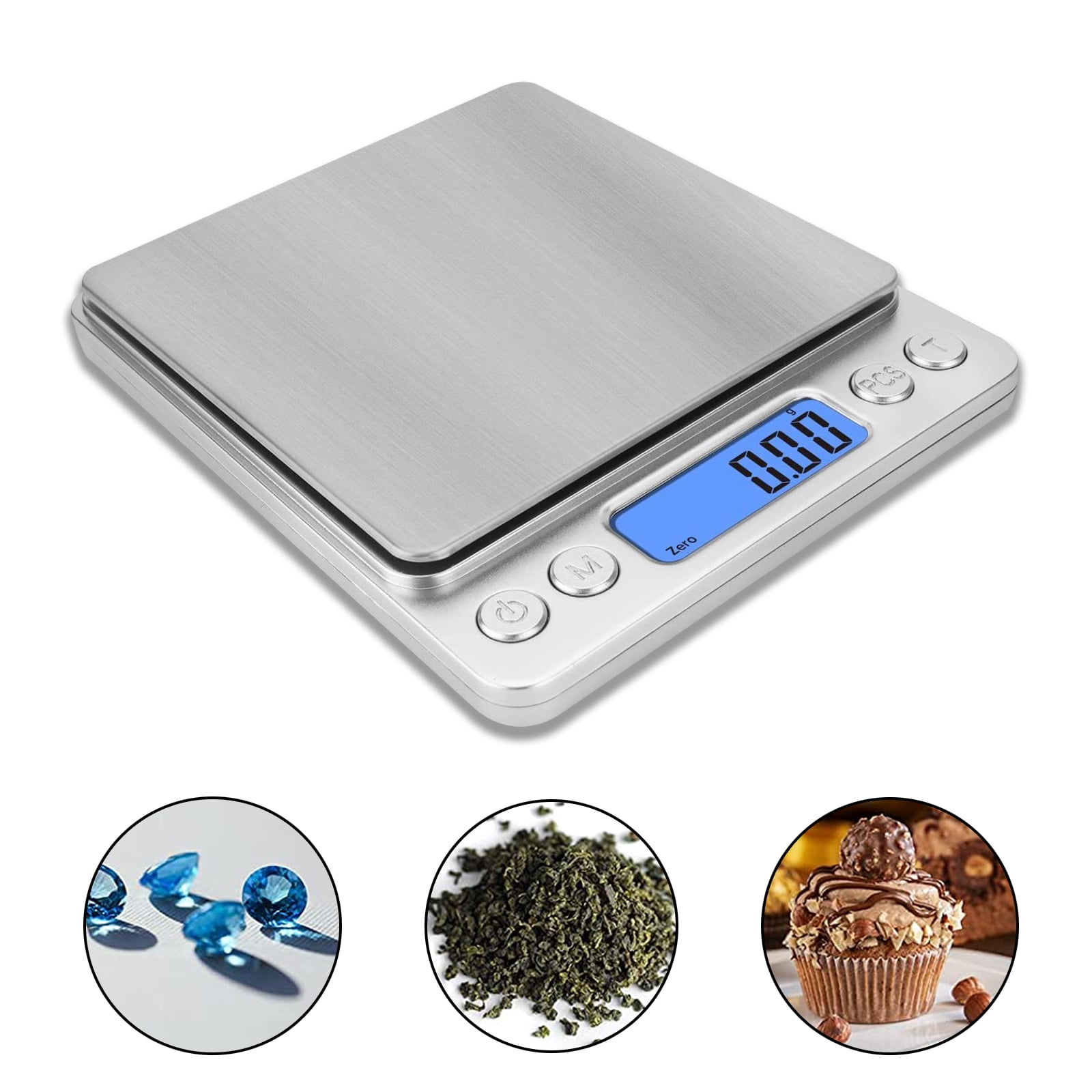 1pc AMIR 5kg/1g LCD Digital Electronic Balance Kitchen Food Weight Gram Scale 