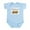 Sky Blue, variant on CafePress - Peanut Infant Bodysuit - Baby Light Bodysuit, Size Newborn - 24 Months