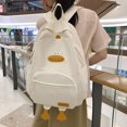 thumbnail image 4 of 3337 Mochila para Estudiantes Con Forma Pato Dibujos Animados Creativos (blanco) Blanco, 4 of 9