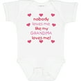 thumbnail image 3 of Inktastic Nobody Loves Me Like My Grandma Loves Me Girls Baby Bodysuit, 3 of 5