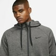 thumbnail image 3 of Nike Therma Men's Therma-FIT Full-Zip Fitness Top Color: Charcoal Heather/Dark Smoke Grey/Black Size: L, 3 of 7