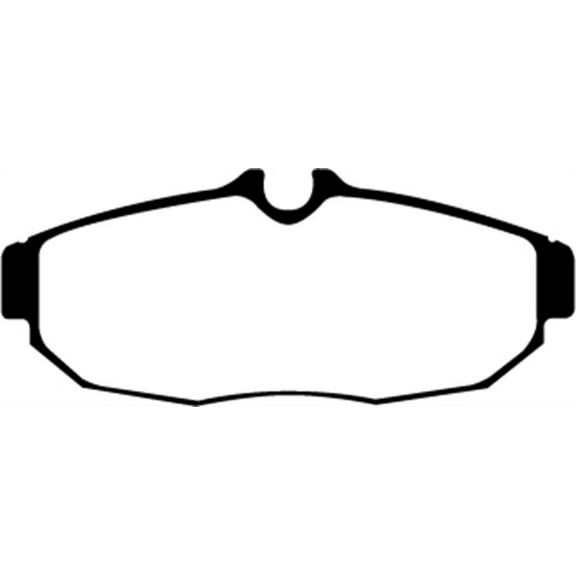 EBC Brakes Yellowstuff 4000 Series Street and Track Brake Pad Set Fits select: 2005-2012 FORD MUSTANG