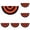 Orange & Black, variant on Clearance 3 x 1.5 ft ft Halloween Flag Bunting Half Fan Hanging Pleated Flag Banner with 3 Grommets for Halloween Indoor Outdoor House Party Holiday Yard Decorations Props(F*4pcs)