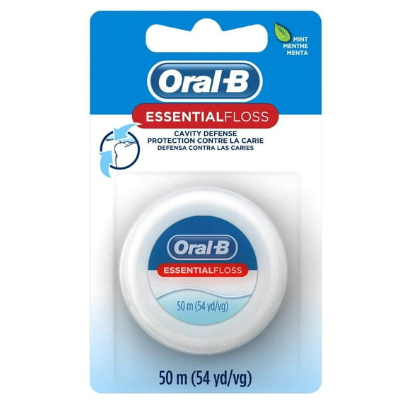 Pack of 2 - Oral B Essential Floss - Mint - 50 M Packaging May Vary