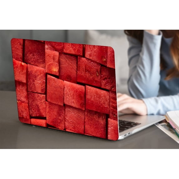 Hard Shell Cover Only Compatible MacBook Pro 15"( Retina Display No Touch, 2012/2013/2014/2015) Cable Tie Model A1398, No CD-ROM Red series 0153