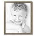 thumbnail image 2 of ArtToFrames 25" x 30" Aged White Gold Picture Frame, 25x30 inch Silver Wood Poster Frame (WOM-2036),  Pack, 2 of 7