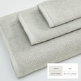 thumbnail image 4 of Great Bay Home Quick Dry Loop Textured 4-Pack Bath Towel Set, 54" x 27", Light Grey, 4 of 6