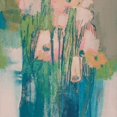 thumbnail image 2 of Jachimiec, Sue 12x12 Gold Ornate Wood Framed with Double Matting Museum Art Print Titled - Posy V, 2 of 4