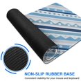 thumbnail image 6 of Long Mouse Pads for Desk,Blue Geometric Stripe Pattern Desk Mats on Top Of Desks, Desk Mouse Pad Extra Large with 3mm Non-Slip Base and Stitched Edge for Gaming,Office,Work,Home 31.5"x11.8", 6 of 6