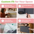 thumbnail image 5 of SHAANXIXIAN Catify Cat Scratcher, Fun Interactive Scratchers, Posts, Poles, Claw Safe, Furniture Saver Indoor Play Support Natural Cat Behaviors Heavy Duty - Gray Mat - L: 39", 5 of 5