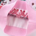 thumbnail image 6 of GYRATEDREAM Toddler Ugly Christmas Sweater Boy Girl Funny Kids Christmas Pullover Sweatshirt Warm Crewneck Winter Clothes for 4-12Y Pink, 6 of 9