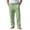 Green, variant on Men's Pants, Casual Summer Pants With Stretch Waist Multiple Pockets Lightweight Beach Trousers For Outdoor Travel Tech Mens Pants Khaki XXL