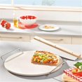 thumbnail image 1 of Leifheit Round Ceramic Pizza Stone With Slicer, 1 of 1