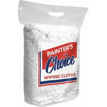 Intex Supply 6414-BL05-10D-PC Block White Knit Rag - 4 lbs.