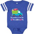 thumbnail image 3 of Inktastic Gram Loves Me Grandchild Truck Boys Baby Bodysuit, 3 of 5