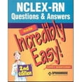 thumbnail image 1 of Pre-Owned Nclex-Rn Questions & Answers Made Incredibly Easy (Made Incredibly Easy) (Paperback) 1582552282 9781582552286, 1 of 1