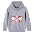 thumbnail image 5 of Hello Kitty nueva primavera otoño suéter con capucha de algodón para niños niñas moda pulóver Tops niños bebé Casual sudaderas deportivas, 5 of 5