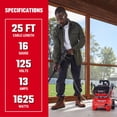 thumbnail image 2 of Cable de extensión CRAFTSMAN 25 pies impermeable 16/3 SJTW 13A/1625W, 2 of 9