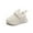 White, variant on OSOLU Toddler Spring Summer New Solid Color Breathable Non- Child Casual Sports Shoes Fashionable Footwear, 2-2.5 Years