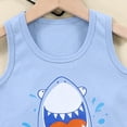 thumbnail image 6 of Toddler Boy Clothes Outfits Short Summer Sleeve Letters Printed Shirt Shorts Sets 2PC Little Boy Clothing 6-12 Months 12-24 Months 2t 3t 4t 5t 6t 7t 8t 9t Children 7-8 Years, 6 of 7