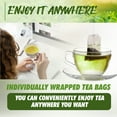 thumbnail image 6 of Fusion Select 100% Organic Green Tea 100 Individually Wrapped Tea Bags Drink with Mild & Bright Flavor Relaxing Tea Beverages with Antioxidant Support, 6 of 8