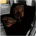 thumbnail image 3 of Yuyamidu Cool Horse Car Seat Covers Set with Steering Wheel Cover Seatbelt Pads Car Headrest Covers Armrest Cover Keychain Coasters, 14 Pack, 3 of 7